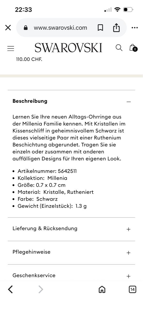Swarovski Ohrringe & -stecker: Swarovski Ohrringe – Gebraucht aus Laupen BE von ole_l8gg 5