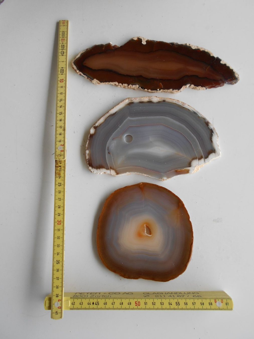 Minerali & Pietre curative: Achatplatten, geschliffen poliert ca. 730 gr Brasilien – Nuovo (secondo la descrizione) da Zürich venduto da swisscristal01 4