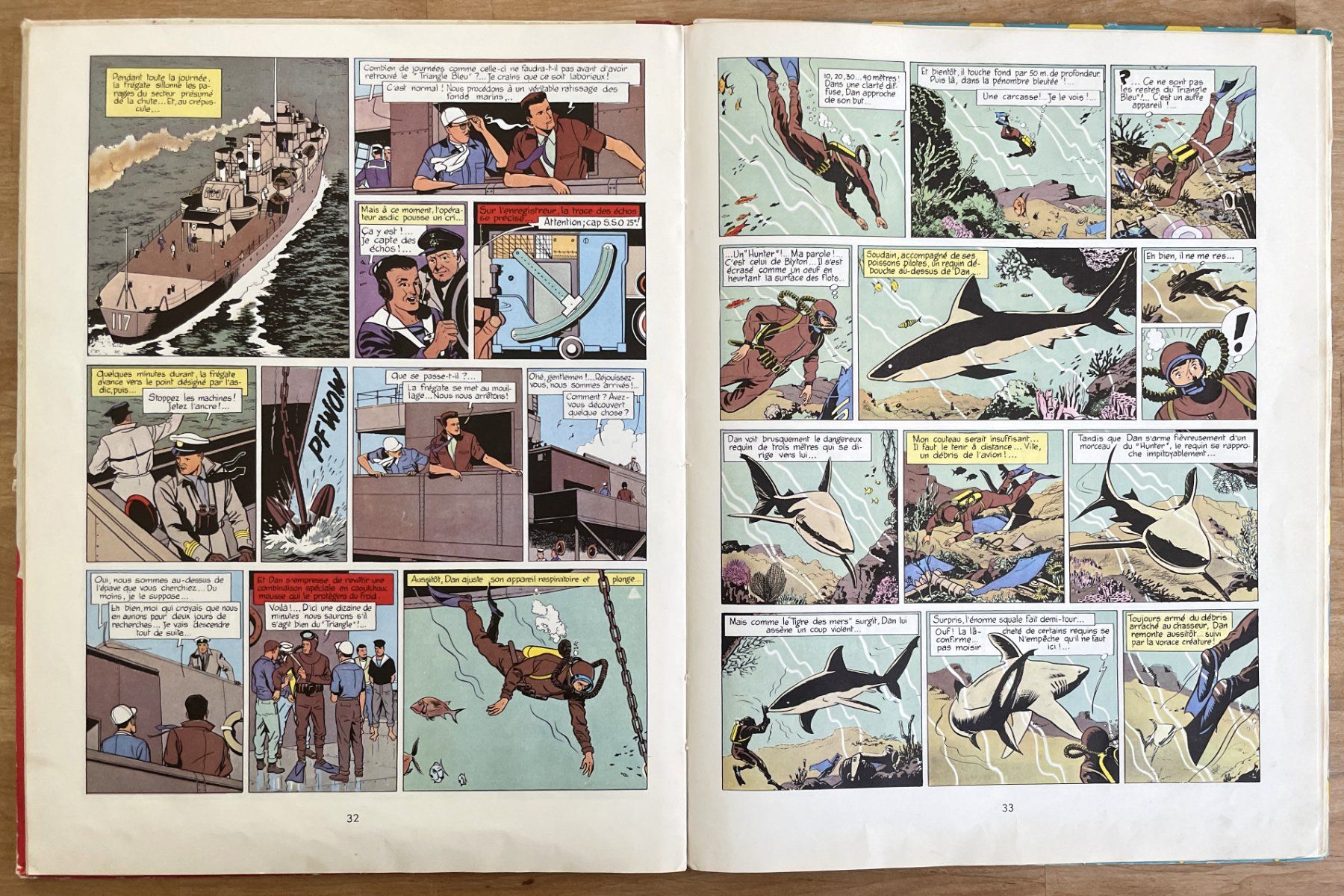 Fumetti: Dan Cooper - Le triangle bleu - Albert Weinberg E.O. 1957 – Usato da Savagnier venduto da Ne2065 3