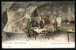 Jungfraubahn an der Station Eigerwand, R