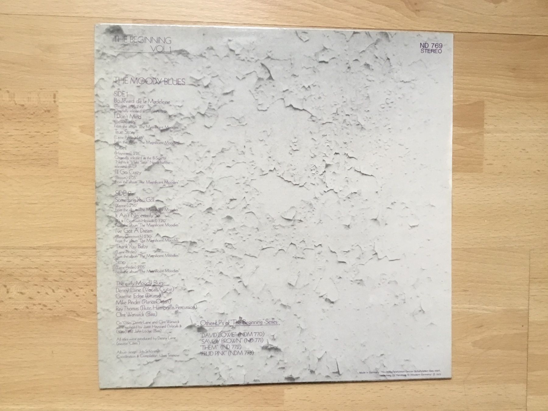 Dischi in vinile: The Moody Blues / The beginning Vol.1 – Nuovo (secondo la descrizione) da Kreuzlingen venduto da Schuggerman 1