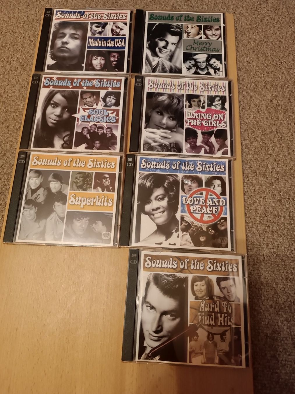 CDs: Sounds of the Sixties 64 CDs – Neu (gemäss Beschreibung) aus Horn von sonjamenzi 3