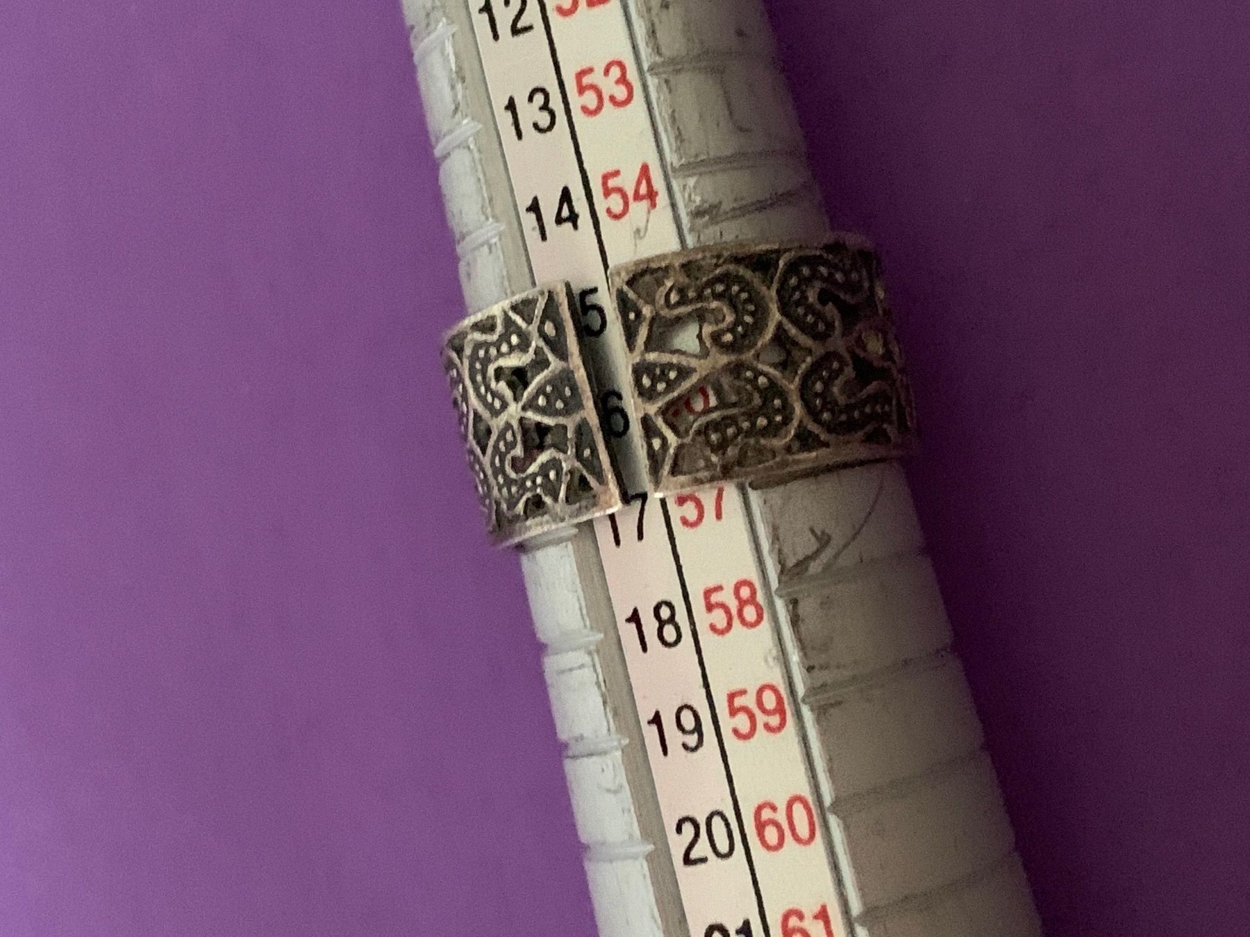 Anelli: Silberring Blumenband (57) – Usato da Dittingen venduto da Bellevista 7