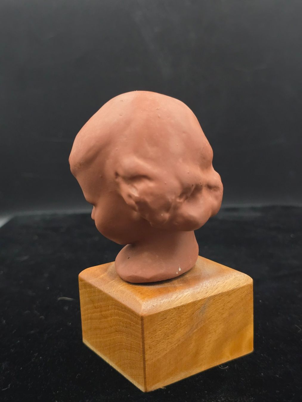Sculture & Statue: Mädchenkopf Ton auf Holzsockel – Usato da Rorschacherberg venduto da snOOpydOg11 4