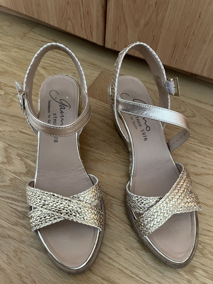 Scarpe da donna: Gaimo espadrilles gold , Leder, Gr. 37 – Usato da Möhlin venduto da Halylea 1