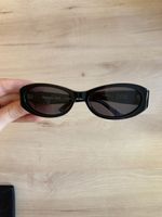 Massimo Dutti sunglasses black oval shape new with case