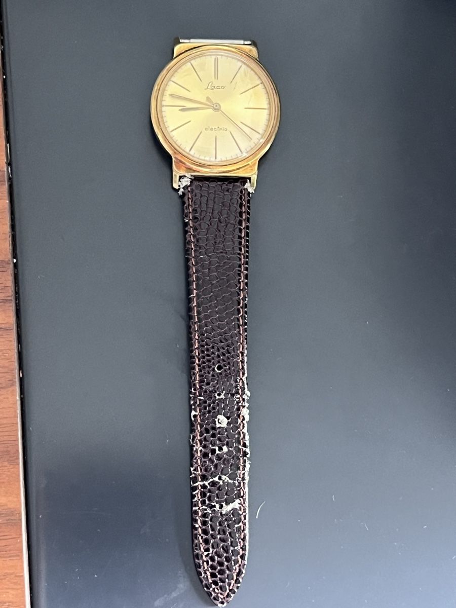Orologi: Montre LACO électrique - plaquée or – Difettoso da BREMBLENS venduto da Lafoudre 2