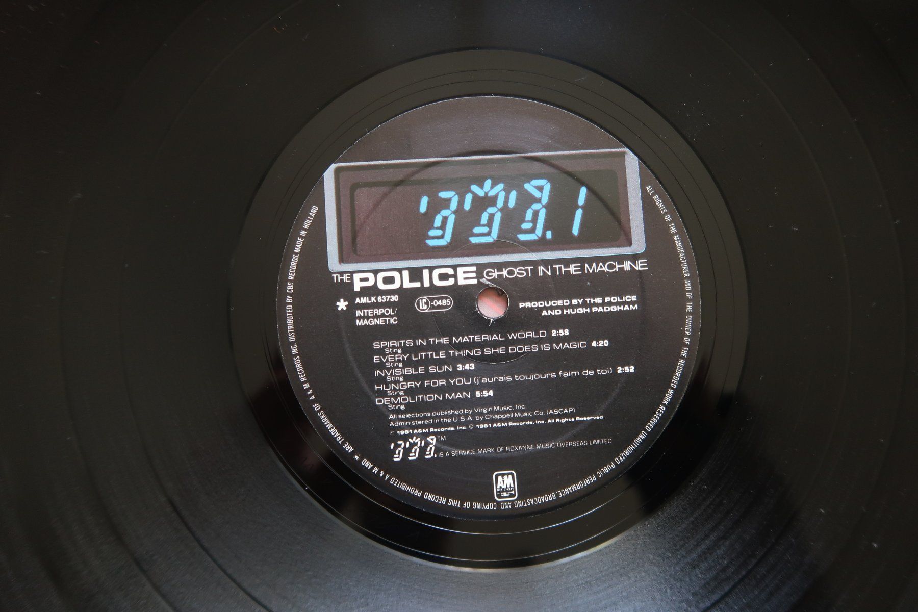 Dischi in vinile: THE POLICE - GHOST IN THE MACHINE - VINYL LP – Usato da Basel venduto da Patiscat 2