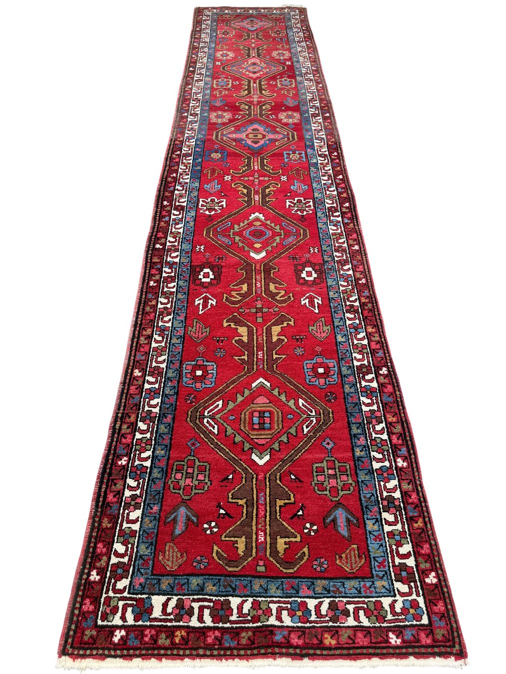Tappeti: Antiker Heriz Läufer Perserteppich - Extrem Selten – Usato da Bennau venduto da Mayer_Carpets