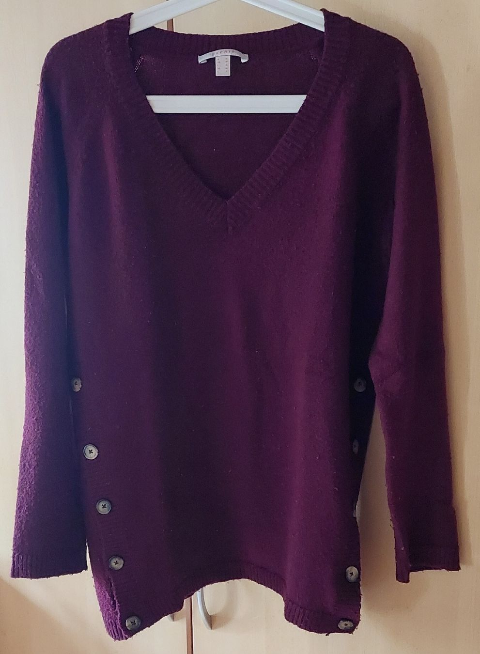 Esprit Maglioni & Felpe: Esprit Umstands Schwangerschaft Pullover, M, bordeaux – Usato da Schmidrüti venduto da Novemberchind