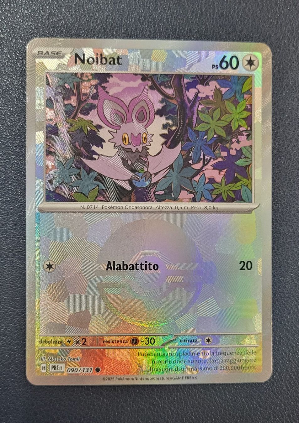 Pokémon Sammelbilder & Trading cards: Pokemon 090/131 Noibat Comune Reverse Poke Ball IT – Gebraucht aus Lugano von pan_5zpg