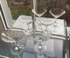 Kristallgläser Set aus den 50er , Vintage, 23 Stk.