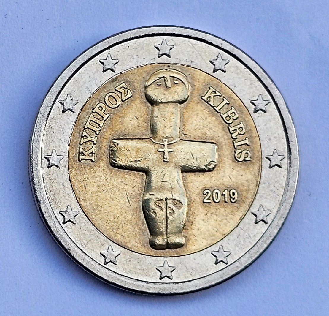 Tutti le monete: Pièce 2 Euros Chypre 2019 – Usato da PERLY venduto da Csrg