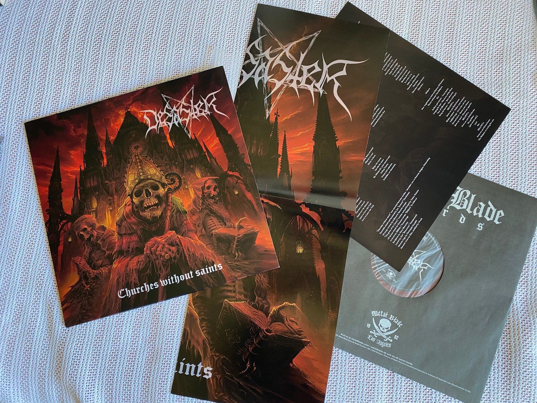 Dischi in vinile: Desaster – Churches Without Saints / LP Coloured – Usato da Basel venduto da Dinosauce 2