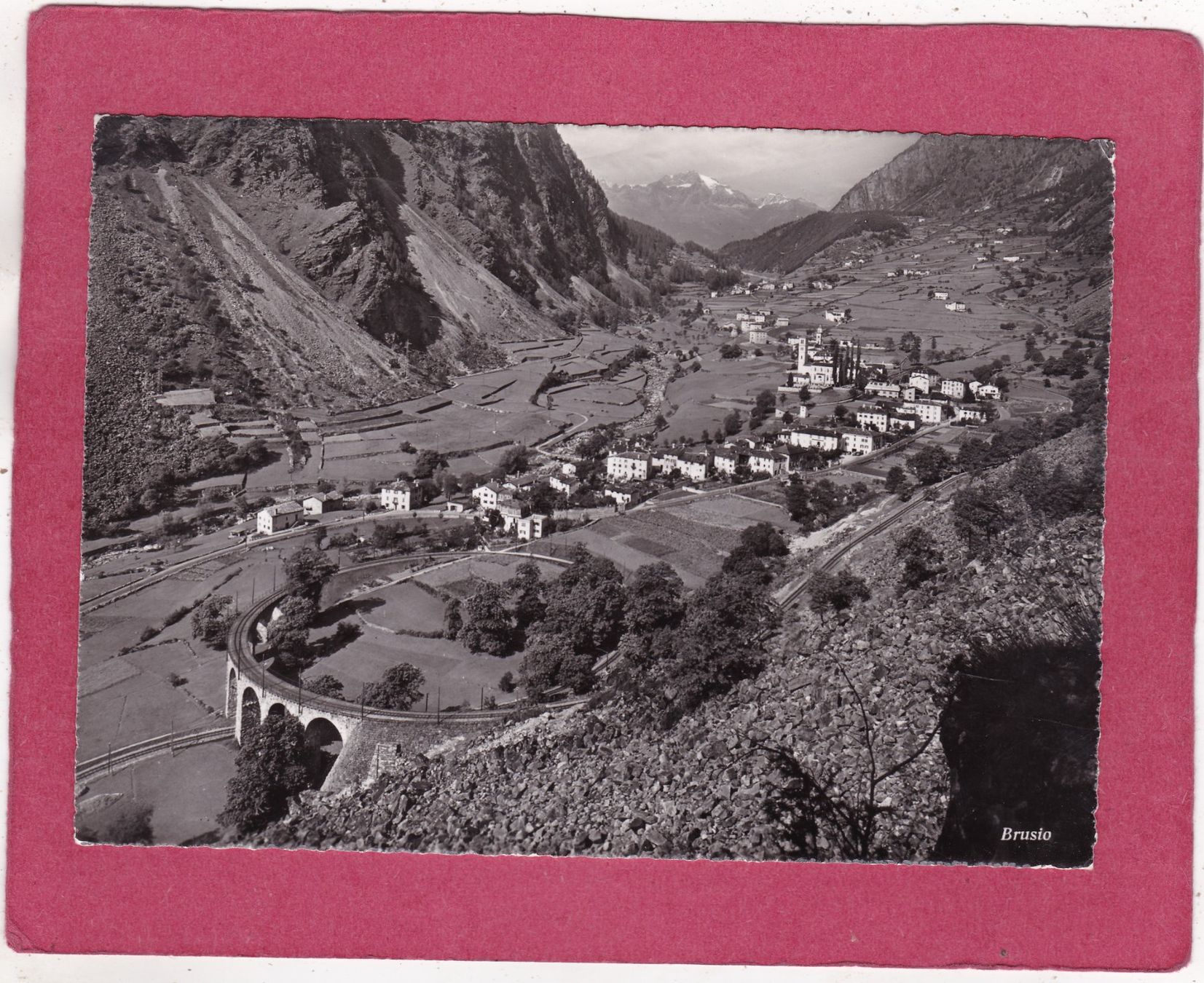 Cartoline postali: Brusio 1956 – Usato da Herisau venduto da Lisegrat2008