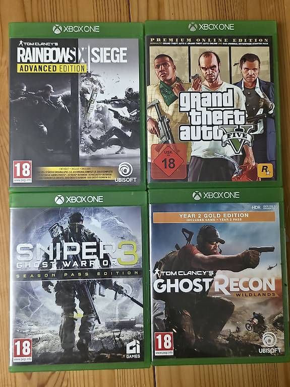 Spiele: 4x Xbox one Spiele – Gebraucht aus Schlattingen von JG1234