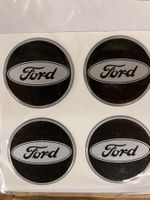 Ford Nabendeckel Aufkleber 3D, 58mm 4er Set, letzte Set's