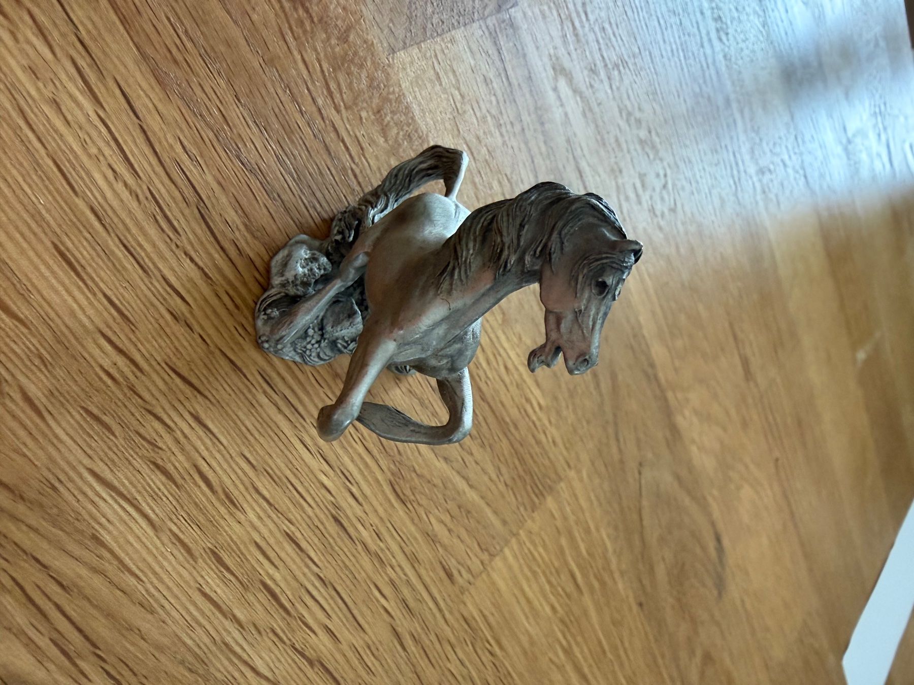 Figuren: Zinn-Pferdefigur "Handcrafted by Hudson Pewters USA" 1980 – Neu (gemäss Beschreibung) aus Biel-Benken BL von roema 2