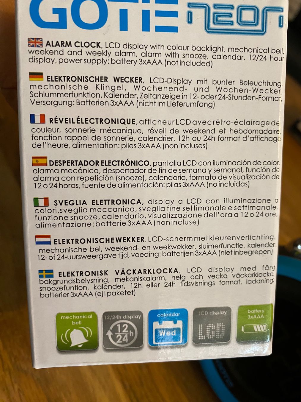 Sveglie: Elektronischer Wecker mit Retro-Charme – Nuovo (secondo la descrizione) da Bassersdorf venduto da och_928l 1
