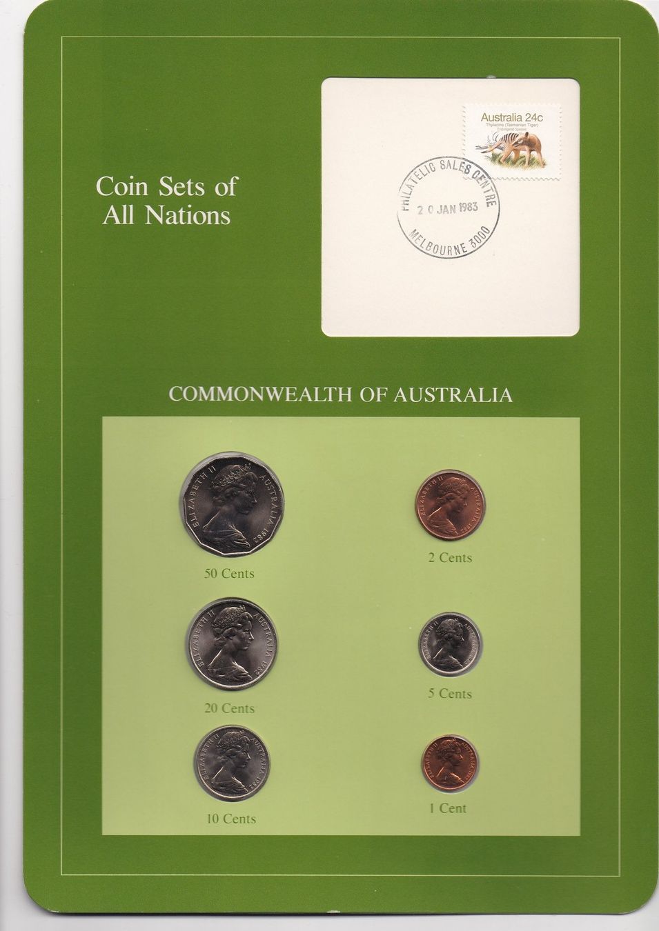 Tutti le monete: Münzsatz aller Nationen Australia – Nuovo e nell'imballaggio originale da Illnau venduto da swisshippo
