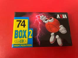 AXIA BOX2-74 Type II Chrom TOP-Audio-Tape im Originalzustand