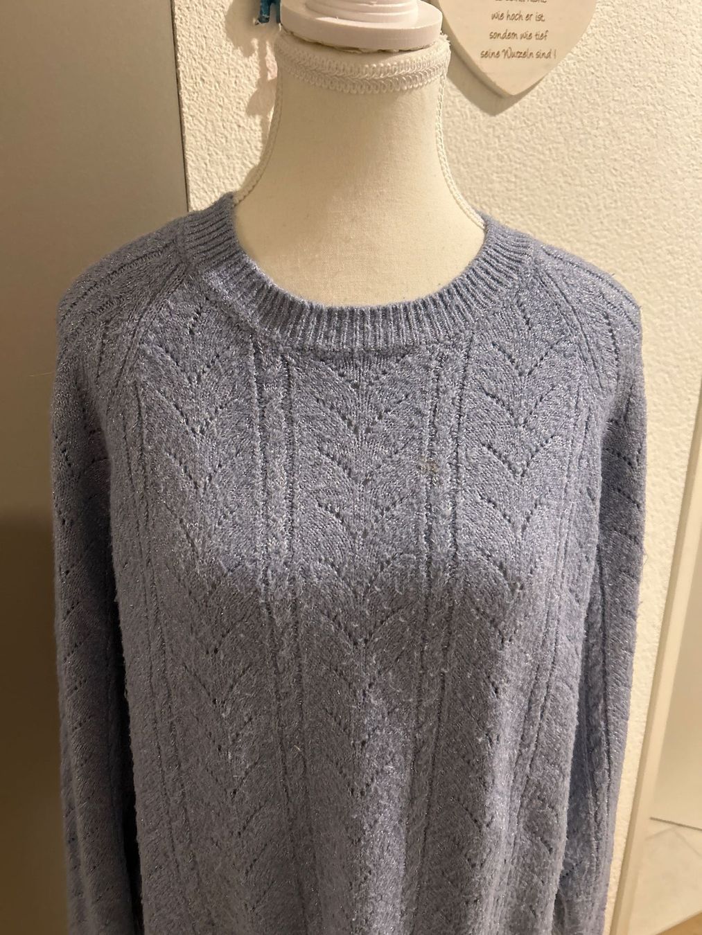 Maglioni & Felpe: Strickpullover jeansblau von MNG Gr. L – Usato da Brunnen venduto da Nala2929 2
