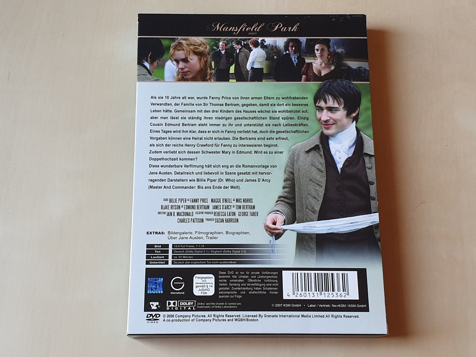 Tutti i DVDs: Mansfield Park 2007 – Usato da Stansstad venduto da collectorsshop 1