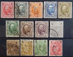 Luxemburg Official ex. Kat. 47-61 gest. 1891/95 Kat. 119 Eur