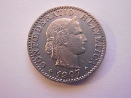 20 Rp. 1907 uralt