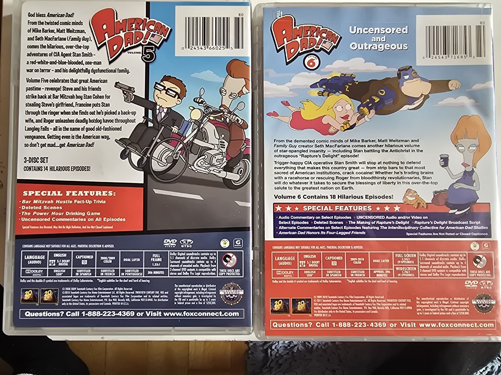 Tutti i DVDs: American Dad! DVDs Volumes 1-6 – Usato da Oberbüren venduto da Elk2025 6