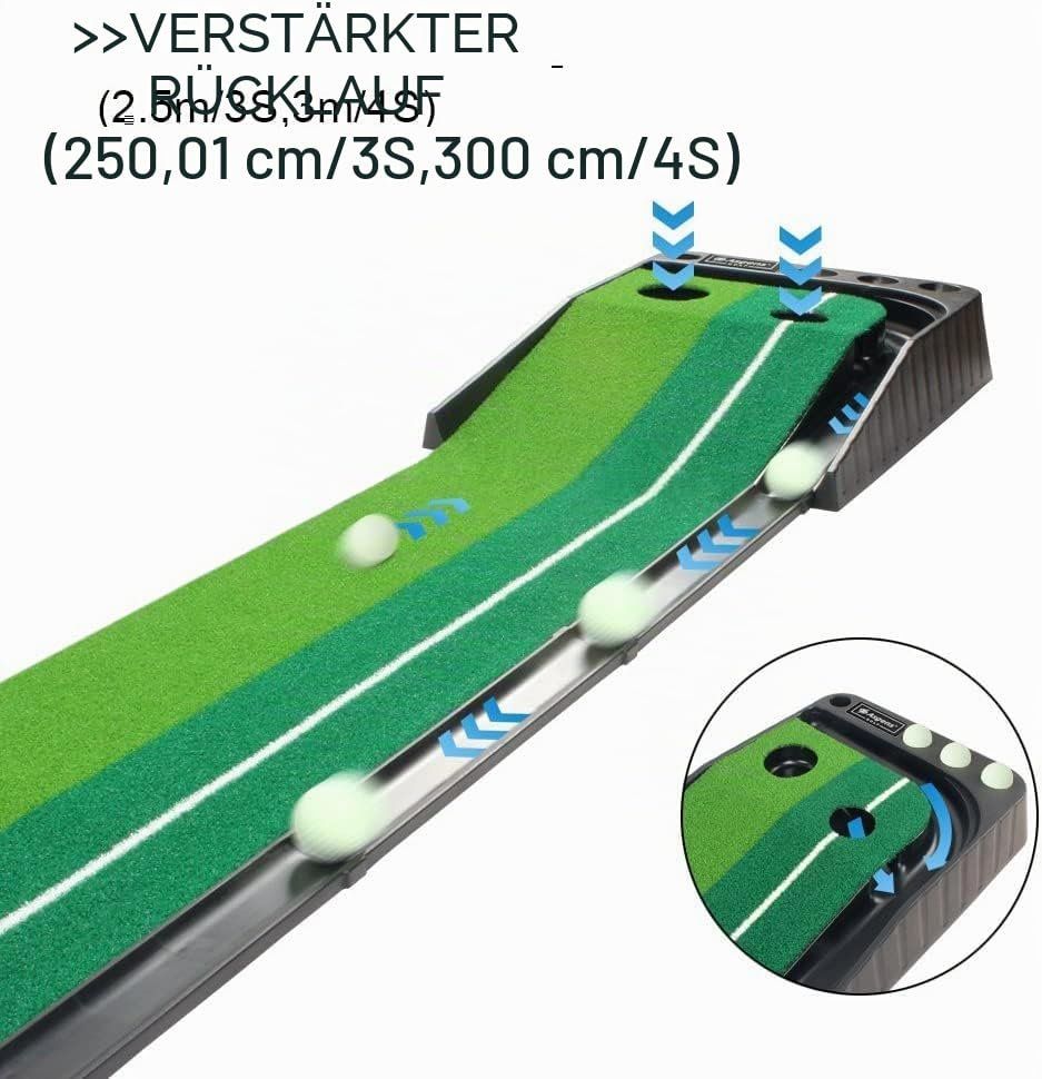 Bodenmatten: Puttingmatte Golfmatte Putting Trainer mit Ballrückgabe – Neu und originalverpackt aus Herisau von Zevora 3
