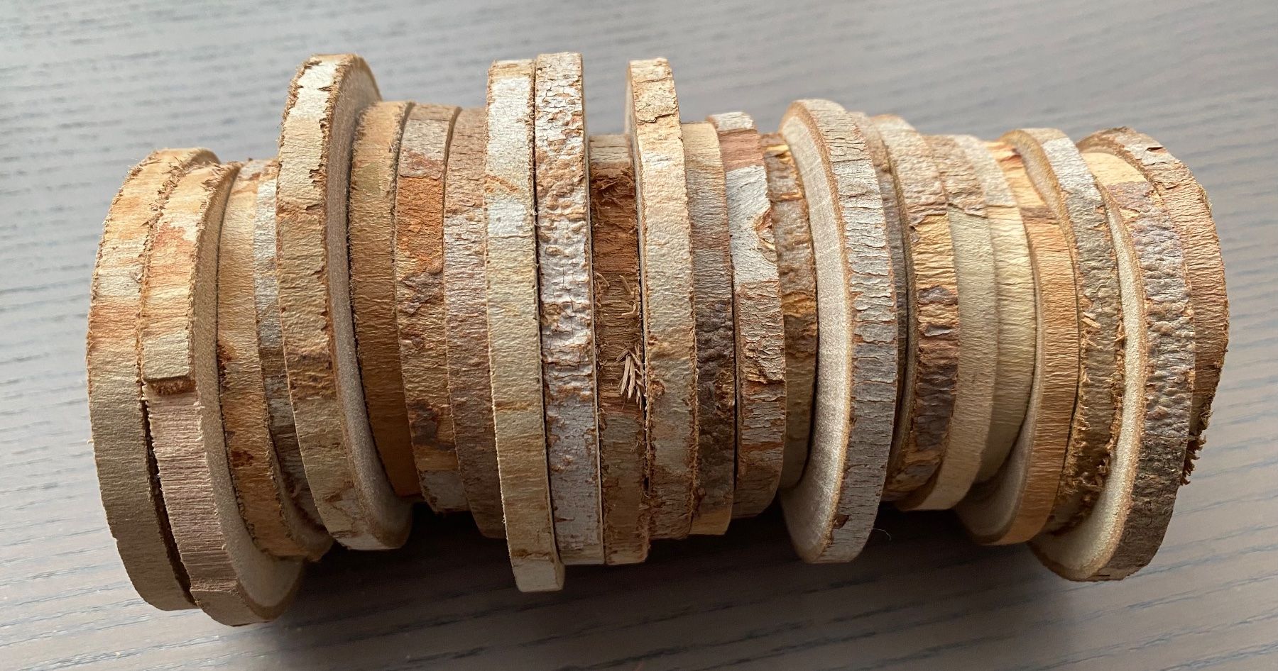 Tutte le decorazioni: Holzscheiben 5-7cm Durchm. – Usato da Reichenburg venduto da Noxima 1