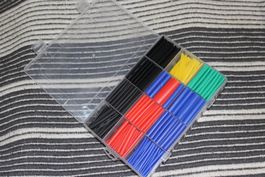 Plastikbox 12 Größen Schrumpfschlauch Set 560tlg Sortiment