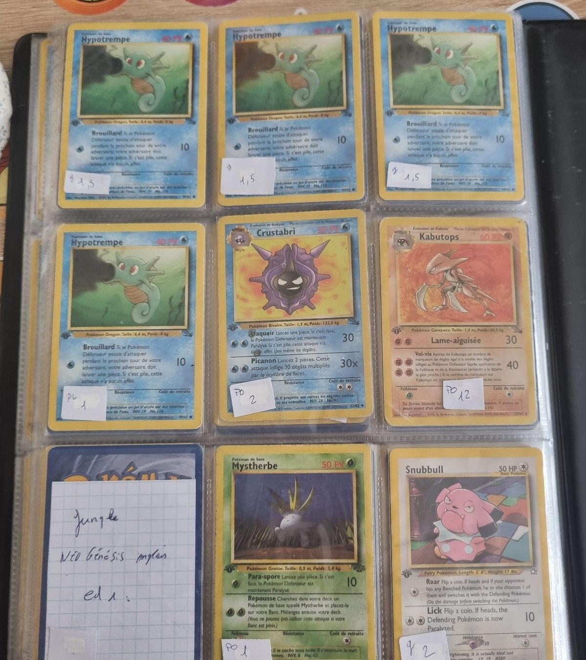 Pokémon Carte collezionabili: cartes Bloc Wizards édition 1  – Usato da St-Maurice venduto da Woopersonal 9