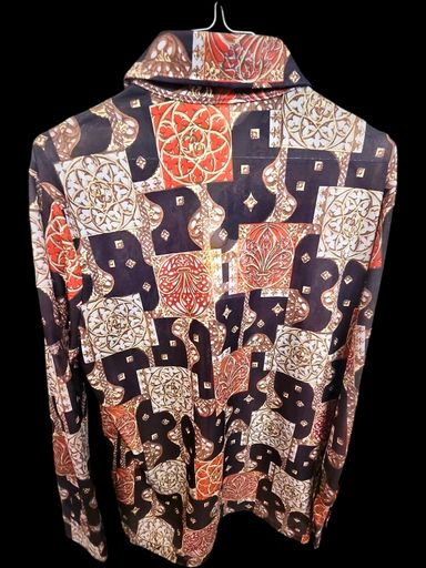 Kit di costruzioni: Vintage 'L'APPAREAL PAR ISABELLE' Gemustertes Button-Down – Usato da Zug venduto da vinokilo 3