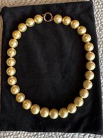 Perlenkette goldfarben von Majorica