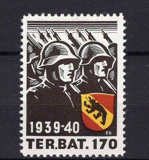 Vignette autostradali: M105  /  TER.BAT.170 1939-1940 – Usato da Ste-Croix venduto da MONT-TAGNAC