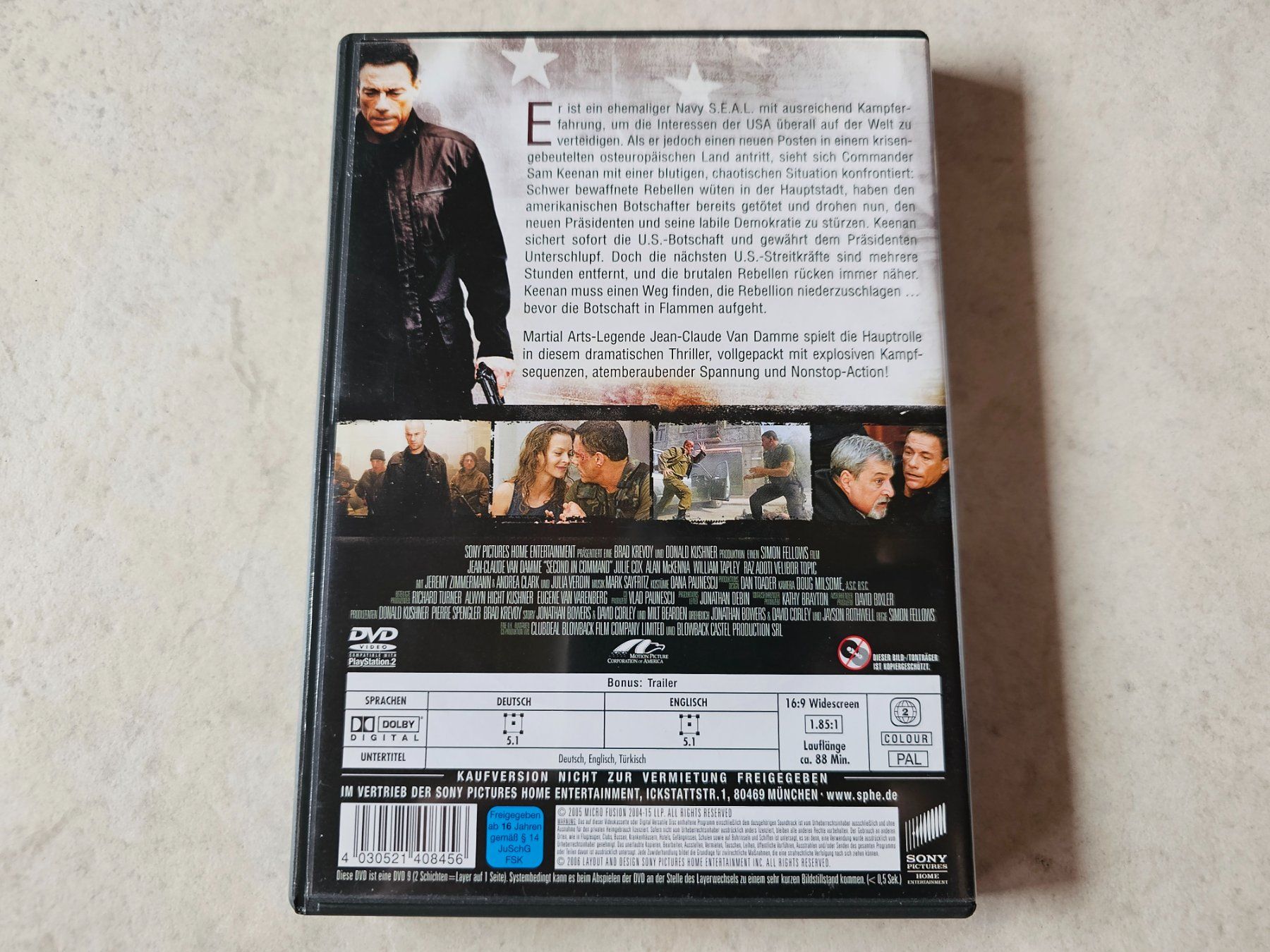 Alle DVDs: Second in Command    (Van Damme) – Gebraucht aus Schneisingen von backstore24 1