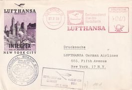 Sonderflug Lufthansa Köln - New York zur INTERPEX 1959