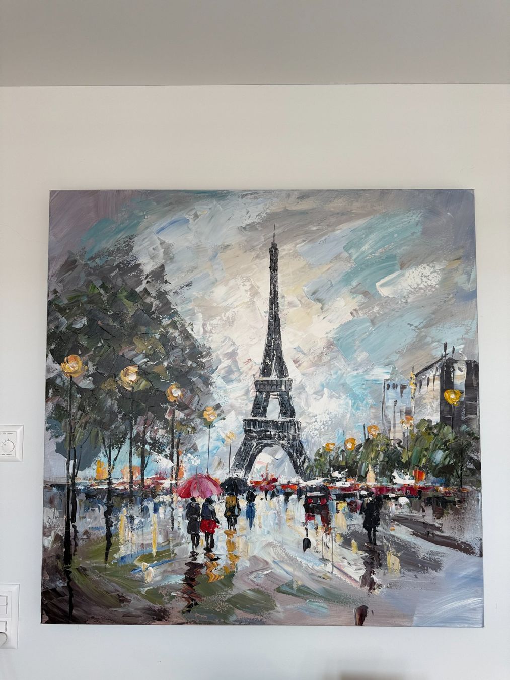 Dipinti: Gemälde Paris Eiffelturm, Kunst, Ölbild, handgemalt – Usato da Buchs AG venduto da NovidarteAG