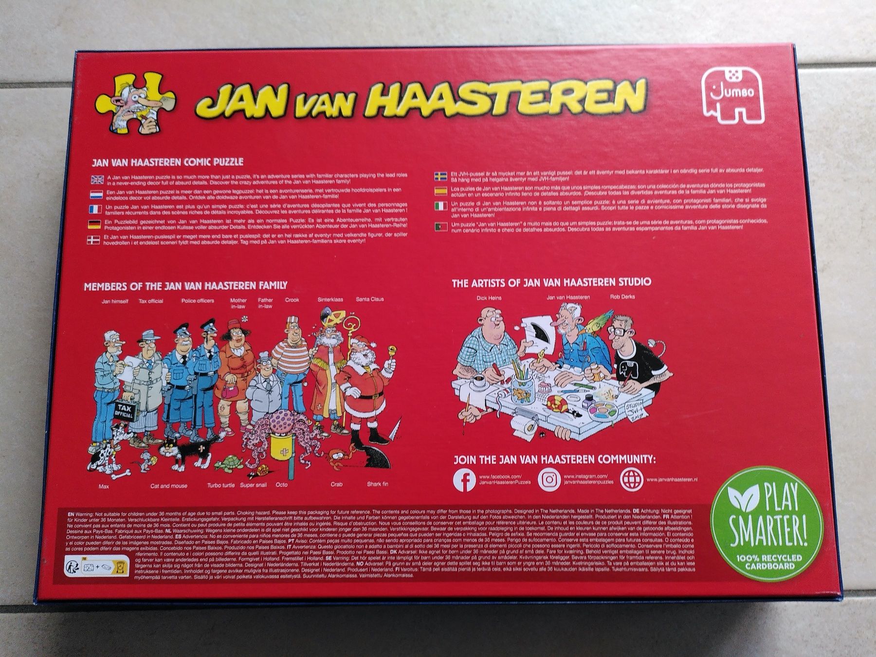 Puzzle: WINTERSPIELE / COMICS PUZZLE 1000 TEILE – Usato da Brugg AG venduto da olamim 2