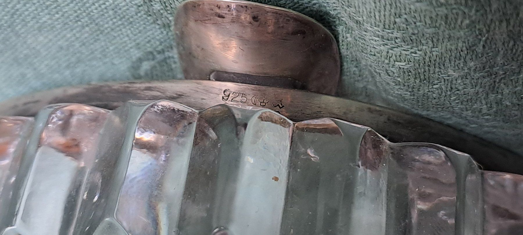 Aschenbecher: Aschenbecher - Kristall und Silber – Gebraucht aus Trogen von Limboo 5