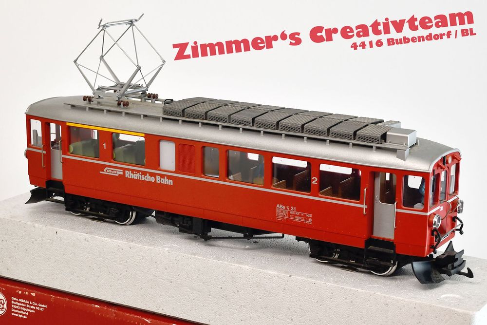 LGB RhB Triebwagen ABe 4/4, OVP, Sp. G, 24440, analog (Gebraucht) in ...