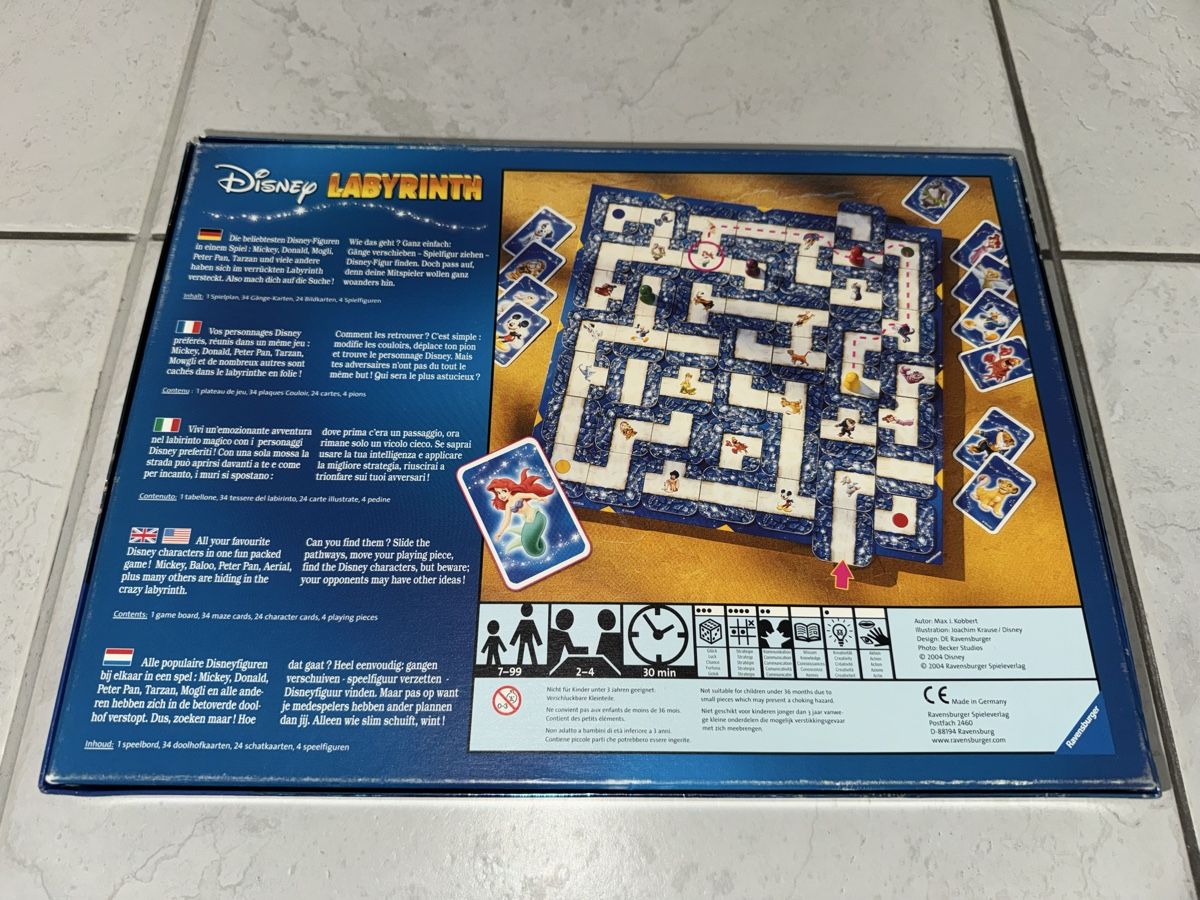 Ravensburger Giochi: Disney Labyrinth von Ravensburger – Usato da Gossau ZH venduto da Shaolin 3