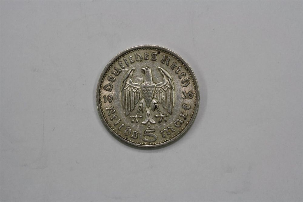 Münzring 5 Reichsmark Adler 1936-39 Silber 900er C Produktbild-Vorschau 10