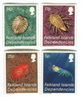 Briefmarken "Krebstiere". Falklandinseln