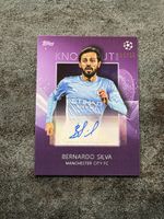 Bernardo Silva Auto /10 - Topps Knockout