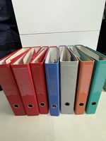 Ordner 14 Stk. breit & schmal versch. Farben, guter Zustand