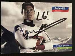 Signierte Autogrammkarte Arnaud Boisset Ski Alpin Schweiz