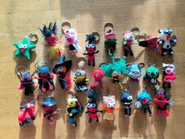 Handgemachte Puppen als Schlüsselanhänger, 25 St., NEU (10)